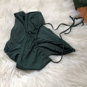 COS Forest Green Swim Bikini Top & Bottom Size S ✨
